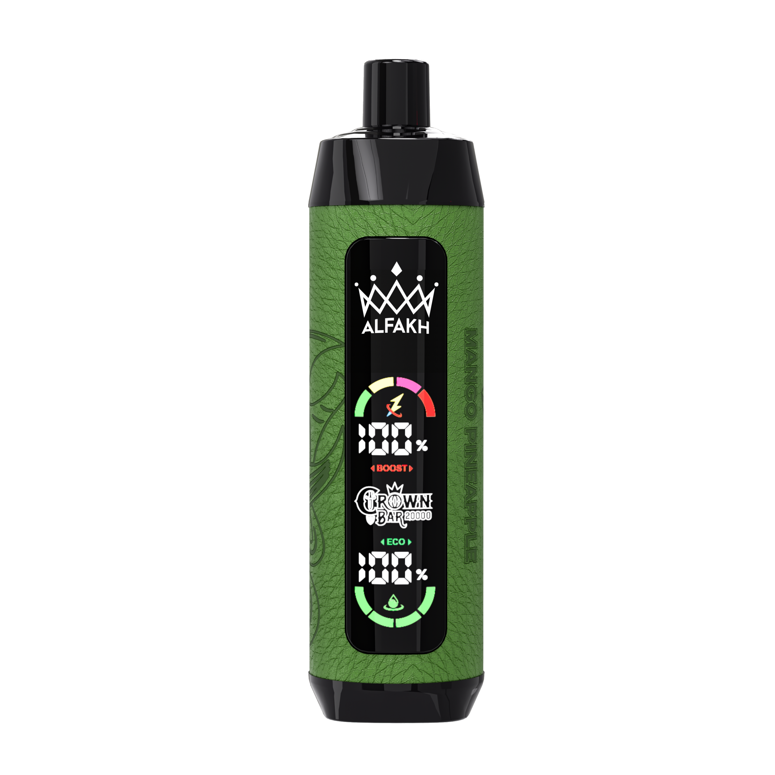 AL FAKHER Crown Bar 20000 Puffs Mango Pineapple Disposable Vape – 20ml, Adjustable Airflow, LED Display, USB‑C Rechargeable