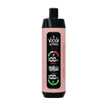 AL FAKHER Crown Bar 20000 Puffs Strawberry Punch (Strawberry Vape) | Adjustable Airflow, LED Display, 20ml