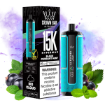 AL FAKHER Hypermax 15000 Puffs Black Currant Mint – 30ml, 5% Nicotine, Rechargeable Type‑C