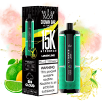 AL FAKHER Hypermax Lemon Lime 15000 Puffs Rechargeable Disposable Vape (30ml, 5% Nicotine, Smart Display)