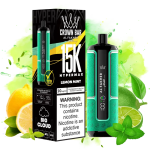 AL FAKHER Hypermax 15000 Puffs Lemon Mint Disposable Vape (30ml, 5% Nicotine, Rechargeable Type-C)
