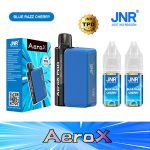 JNR Aero X 32000 Puffs Blue Razz Cherry Refillable Pod Vape (2% Nicotine, Adjustable Airflow, USB-C)