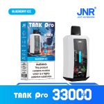 JNR TANK PRO 33000 Puffs Blueberry Ice Disposable Vape (28ml, Dual Mesh, LED, Type‑C, 850mAh)