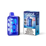 Vozol Rave 40000 Puffs Blueberry Ice Disposable Vape (5% Nic) – 270° Touchscreen, Dual Mesh, Adjustable Airflow