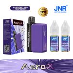 JNR Aero X 32000 Puff Blueberry Red Raspberry – Refillable Pod Vape, 2% Nicotine, Adjustable Airflow (TPD)