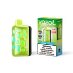 Vozol Rave 40000 Puffs Double Apple Disposable Vape (5% Nic) – Dual Apple Flavor, Adjustable Airflow, Rechargeable 1000mAh