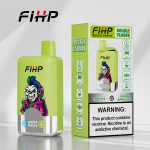 FIHP Double Flavor 40000 Puffs Disposable Vape – Double Apple Ice & Love 666 | Dual Taste Switch, LED Display, Type‑C