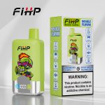FIHP Double Flavor 40000 Puffs Disposable Vape – Sour Apple Raspberry & Strawberry Cherry | Type‑C Rechargeable