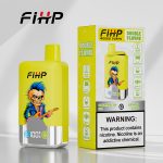 FIHP Double Flavor 40000 Puffs Disposable Vape – Lemon Lime & Watermelon Ice (Dual Mesh, Type‑C)