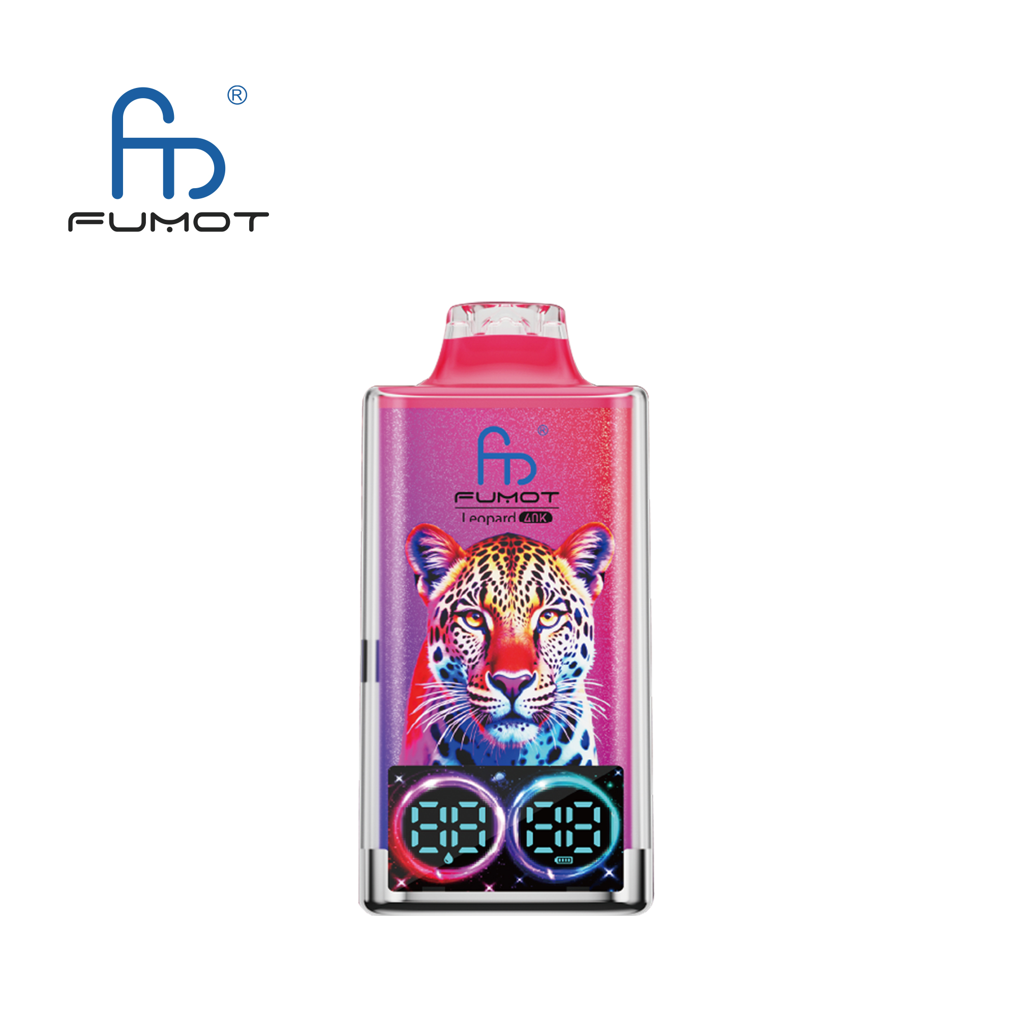 Fumot Leopard 40000 Puffs Disposable Vape – Blueberry Cherry Cranberry | Dual Mesh + LED Display