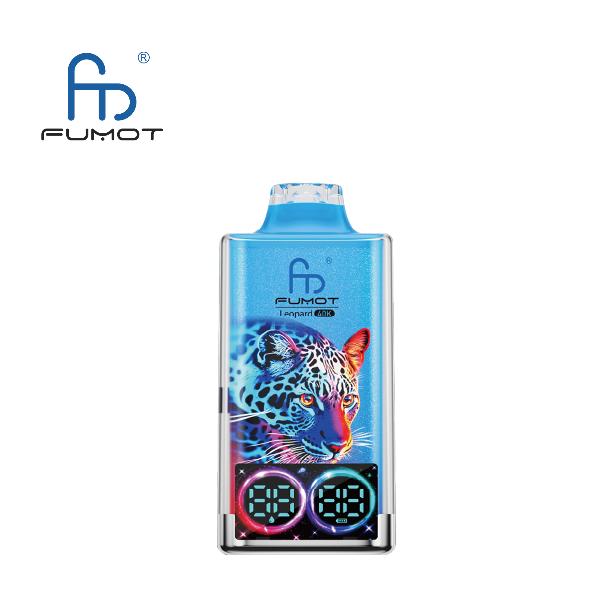 Fumot Leopard 40000 Puffs Mixed Berries Disposable Vape (LED Display, Dual Mesh, Type‑C)