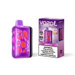 Vozol Rave 40000 Puffs Grape Ice Disposable Vape 5% Nicotine | Dual Mesh, Adjustable Airflow, RGB Display, USB-C
