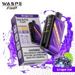 WASPE FW-30000 Grape Ice Disposable Vape (30,000 Puffs) – Dual Mesh, LED Display, Adjustable Airflow