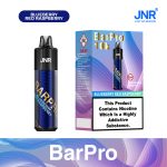 JNR BarPro 10000 Puffs Blueberry Red Raspberry – Rechargeable Prefilled Vape (0/2/5% Nicotine)