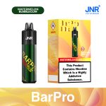 JNR BarPro 10000 Puffs Watermelon Bubblegum Prefilled Disposable Vape (12ml, Rechargeable, 0/2/5% Nicotine)