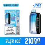 JNR FLEX ICE 21000 Puffs Blue Cherry Explosion Disposable Vape with Adjustable Ice Control & LED Touchscreen