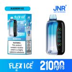 JNR FLEX ICE 21000 Puffs Blueberry Ice Disposable Vape – Adjustable Ice Control, Dual Mesh, 1000mAh USB‑C (0/2/5% Nicotine)