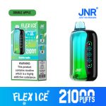 JNR FLEX ICE 21000 Puffs Double Apple Disposable Vape – Adjustable Ice Control, Dual Mesh, 26ml, USB-C Rechargeable