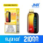 JNR FLEX ICE 21000 Puffs Peach Mango Pineapple Disposable Vape – Adjustable Ice Control & LED Touch Display