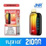 JNR FLEX ICE 21000 Puffs Watermelon Ice Disposable Vape – Adjustable Ice Control, Dual Mesh, 26ml, 1000mAh USB‑C