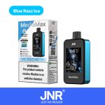 JNR Media Max 40000 Puffs Blue Razz Ice Smart Disposable Vape (2.4" HD Display, 21ml, 1000mAh, Adjustable Airflow)
