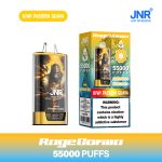 Kiwi Passion Guava JNR RageGorilla 55000 Puffs Disposable Vape (42ml, Dual Mesh, Smart Display, 950mAh, Type‑C)