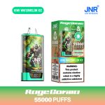JNR RageGorilla 55000 Puffs Kiwi Watermelon Ice Disposable Vape (42ml, Dual Mesh, Smart Display, Type‑C)