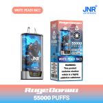 JNR RageGorilla 55000 Puffs White Peach Razz Disposable Vape (42ml, Dual Mesh, Type‑C)
