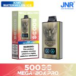 JNR Mega Box Pro Kiwi Watermelon Ice – 50000 Puffs, 32ml, Dual Mesh, 850mAh, Type‑C (0%/2%/5%)