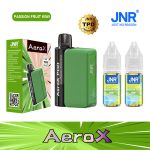 JNR Aero X 32000 Puffs Passion Fruit Kiwi | Refillable Pod Vape 2% Nicotine, Adjustable Airflow, USB-C