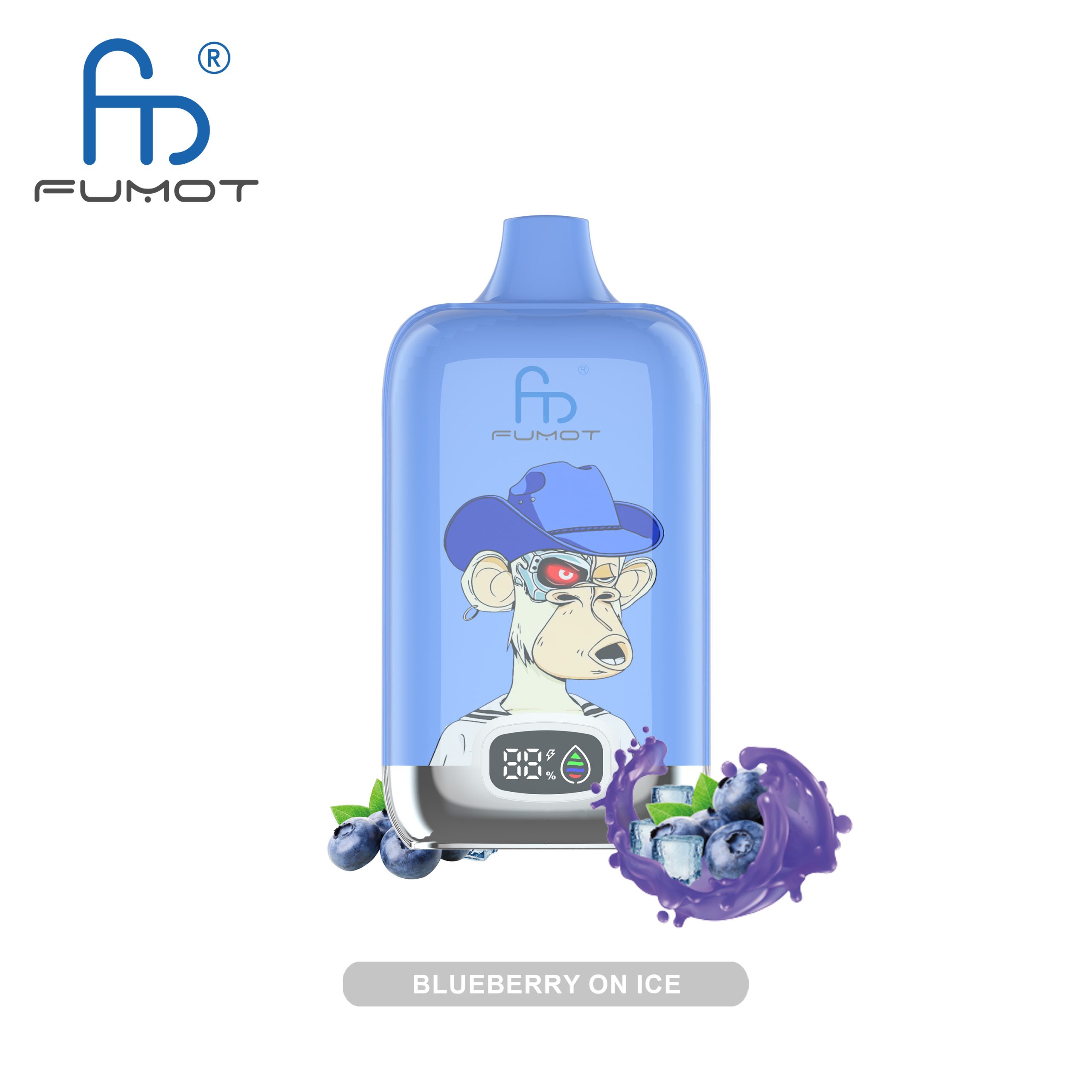 Blueberry on ice-Randm Tornado 12000 Puffs