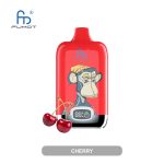 RAndM Tornado 12000 Puffs Cherry Disposable Vape – 20ml, 850mAh, LED Display, Mesh Coil (0/2/3/5%)