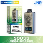 JNR Mega Box Pro Strawberry Kiwi 50000 Puffs Disposable Vape | 32ml, Dual Mesh, Display, Type‑C