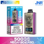 JNR Mega Box Pro Strawberry Watermelon Ice 50000 Puffs (32ml, 850mAh, Type‑C, Display)