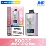 JNR Mega Box Pro 50000 Puffs Summer Peach (32ml) – Rechargeable Disposable Vape with Display