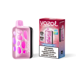 Vozol Rave 40000 Puffs Strawberry Ice (5% Nic) – Cool Strawberry Disposable Vape with 270° Touchscreen