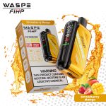 WASPE FW-30000 Strawberry Mango Disposable Vape – Up to 30,000 Puffs, 28ml, Dual Mesh Coil, LED Display, Adjustable Airflow, Type‑C Rechargeable