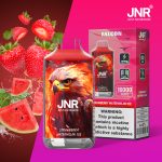 JNR Falcon 16000 Puffs Strawberry Watermelon Ice Disposable Vape (22ml, Dual Mesh, Adjustable Airflow)