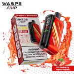 WASPE FW-30000 Puffs Disposable Vape – Strawberry Watermelon, Dual Mesh Coil, LED Display, Adjustable Airflow