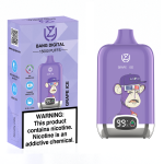 Grape Ice – UZY Bang Digital 15000 Puffs Disposable Vape (20ml, USB‑C, 850mAh)