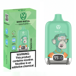 Peach Ice UZY Bang Digital 15000 Puffs Disposable Vape (20ml, Rechargeable 850mAh)