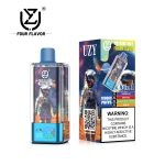 UZY Crystal 4-in-1 Vape 100000 Puffs – Cherry Ice, Grape Ice, Passion Fruit Mango & Love 66 | 56ml, Quad Mesh, Type‑C, LED Display