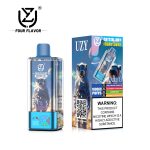 UZY Crystal 4-in-1 Disposable Vape 100000 Puffs – Peach Mango Pineapple | Blueberry Raspberry | Lemon Lime | Watermelon Bubblegum (56ml, USB-C, LED Display)