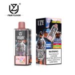 UZY Crystal 4-in-1 Disposable Vape 100000 Puffs – Strawberry Mango, MR Blue, Summer Peach Ice & Black Ice (56ml, Type‑C Rechargeable)