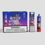 UZY Tornado 20000 Puffs Blueberry Raspberry Disposable Vape (28ml, Rechargeable Type‑C)