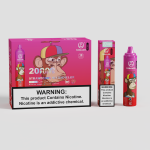 UZY Tornado 20000 Puffs Strawberry Watermelon Disposable Vape (28ml, 850mAh, Type‑C)