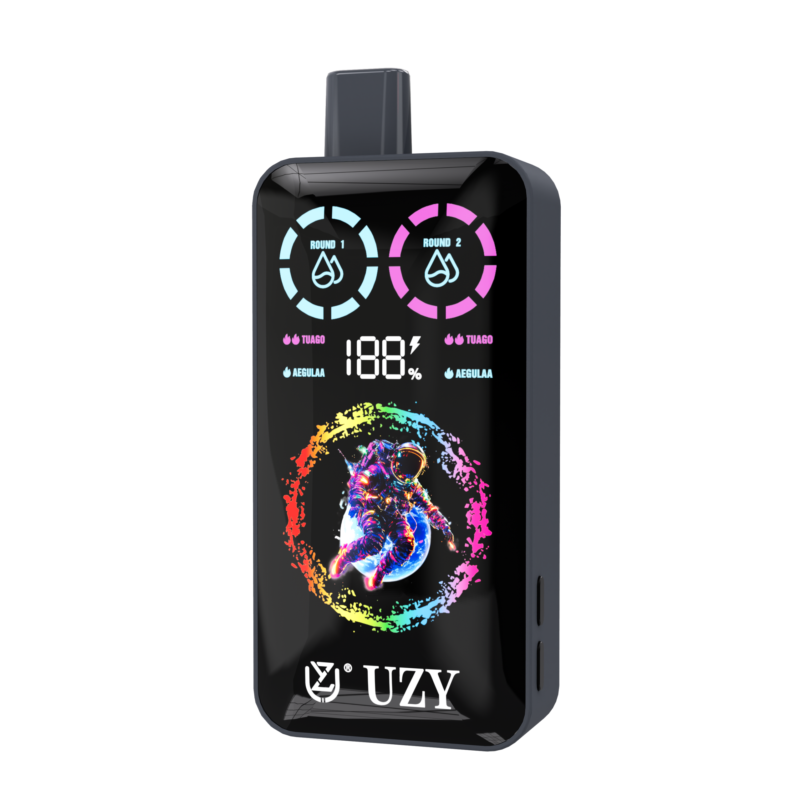 UZY Tornado 30000 Puffs Dual Flavor Disposable Vape – Blueberry Ice & Black Dragon Ice (40ml, 850mAh, Type‑C, Display)