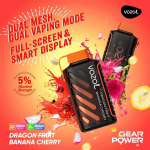 Vozol Gear Power 20000 Puffs Dragon Fruit Banana Cherry – 20ml, Dual Mesh, Full-Screen Display (5% Nicotine)