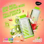 Vozol Gear Power 20000 Puffs Strawberry Kiwi (20ml, 5% Nic) – Dual Mesh, Display, Type‑C