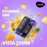 Vozol Vista 20K Puffs Disposable Vape (Fcuking Fab) – 24ml, 650mAh USB-C, Dual Mesh, 6-Level Power